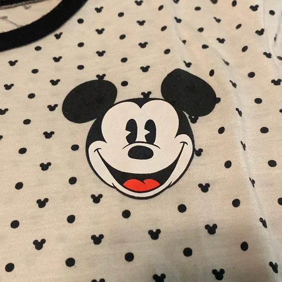 Mickey Mouse Mickey polka dot cap sleeve tee - Picture 4 of 6